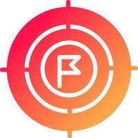 glyph  colour Gradient Circle vector