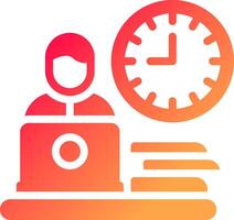glyph  colour Gradient Circle vector