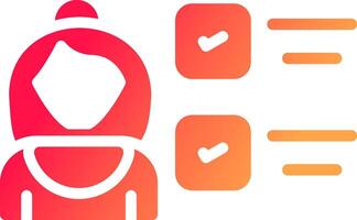 glyph  colour Gradient Circle vector