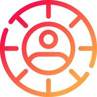 Targeting Creative Icon Design vector