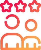 Reviews Creative Icon Design vector