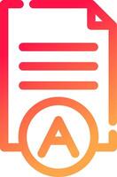 glyph  colour Gradient Circle vector