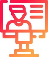 glyph  colour Gradient Circle vector