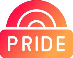 glyph  colour Gradient Circle vector