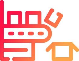 glyph  colour Gradient Circle vector