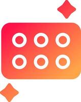 glyph  colour Gradient Circle vector