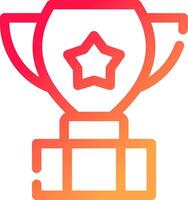 Trophy Creative Icon Design vector