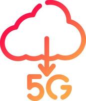 5G Download Creative Icon Design vector