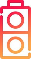 glyph  colour Gradient Circle vector