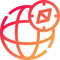 glyph  colour Gradient Circle vector