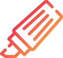 Highlighter Creative Icon Design vector