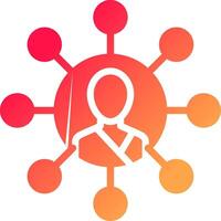 glyph  colour Gradient Circle vector