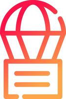 glyph Gradient Circle vector