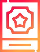 glyph Gradient Circle vector
