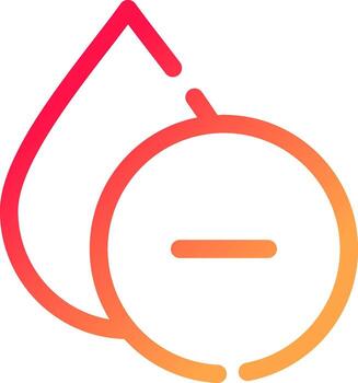 glyph Gradient Circle vector