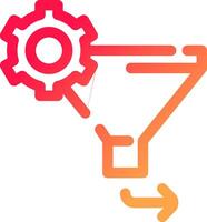 glyph Gradient Circle vector