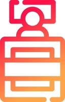 glyph Gradient Circle vector