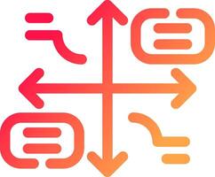 Grid Matrix Creative Icon Design vector