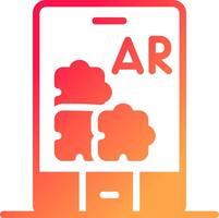 Ar Puzzle Creative Icon Design vector