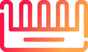 Comb Creative Icon Design vector