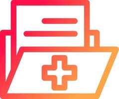 Medical History Creative Icon Design vector