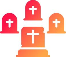 Graveyard Creative Icon Design vector