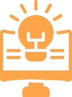 glyph Gradient Circle vector