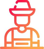 Farmer Creative Icon Design vector