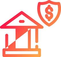 Banking Security Creative Icon Design vector