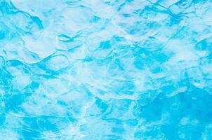 AI generated Blue water in the pool. Sea water. Ocean water photo