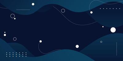liquid deep blue background with circle element vector