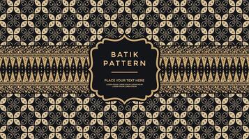 luxury and elegant vector javanese batik pattern template