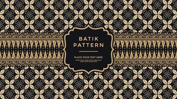 luxury and elegant vector javanese batik pattern template