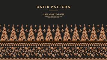 luxury and elegant vector javanese batik pattern template