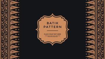 luxury and elegant vector javanese batik pattern template