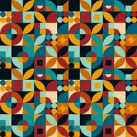 Neo geometric big pattern. Great design element for  patch, pattern for fabric or poster, web design, wallpaper, wrapping paper, typography, banners, flyers vector