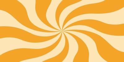 sunburst retro 70s abstract colorful vector background