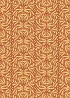 Vector - Luxury and elegant javanese batik Sogan Motif template