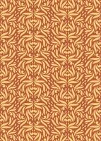 Vector - Luxury and elegant javanese batik Sogan Motif template