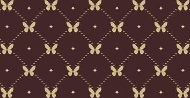 Vector - Luxury and elegant javanese batik Sogan Motif template
