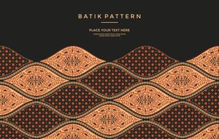 Vector - Luxury and elegant javanese batik Sogan Motif template