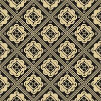 Vector - Luxury and elegant javanese batik Sogan Motif template