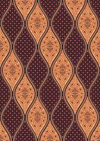 vector - lujo y elegante javanés batik sogan motivo modelo