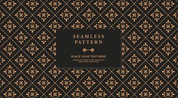 Simple and luxury pattern  background with ethnic elements vector
