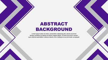 Abstract Purple Background Design Template. Banner Wallpaper Vector Illustration. Purple Banner