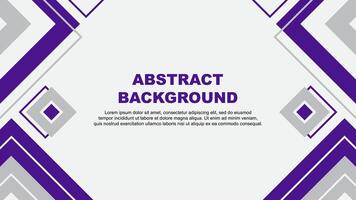 Abstract Purple Background Design Template. Banner Wallpaper Vector Illustration. Purple Background