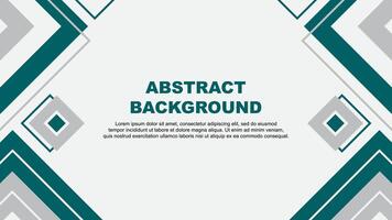 Abstract Teal Background Design Template. Banner Wallpaper Vector Illustration. Teal Background