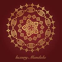 luxury mandala pattern background, circular pattern vector design