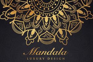 Luxurious mandala pattern background, luxury mandala invitation greeting card design, circular pattern vector design,