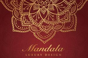 Luxurious mandala pattern background, luxury mandala invitation greeting card design, circular pattern vector design,